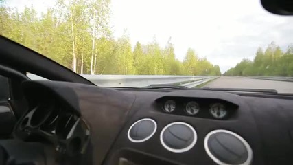 С 380 км/ч в Lamborghini Gallardo Twin Turbo