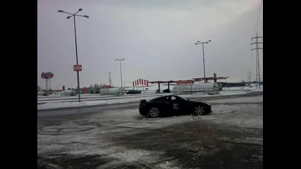 В снега с Nissan Gt-r