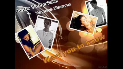 ~*~justin Timberlake ft. Vanessa Marques*~* - **want you to know**
