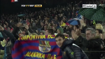 5.12 Барселона 1 - 2 Севиля гол на Златан Ибрахимович 