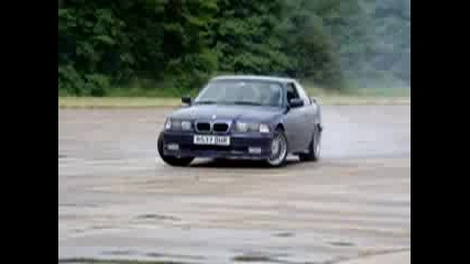 Bmw Alpina B8 E36 Doing Donuts Burnout