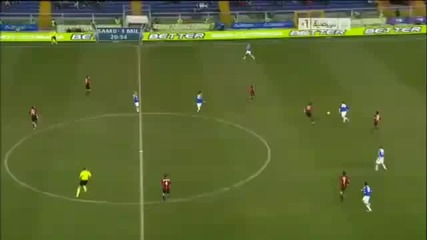 Sampdoria - Milan 1 - 2 Goles All Goals 26 - 01 - 2011 Coppa Italia 