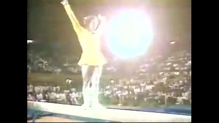 1988 Paul Hunt gymnastics comedy beam routine 