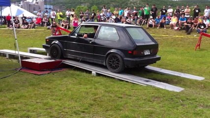 Golf mk1 vr6 turbo 400 hp Big flame