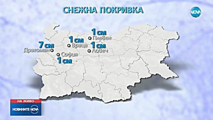 ЗИМАТА СЕ ЗАВЪРНА: Посрещаме новата седмица със студ и сняг