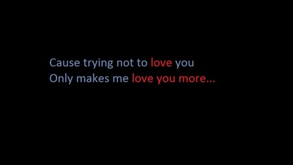 Nickelback - trying not to love you lyrics
