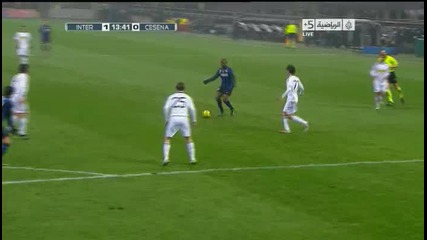 Inter 1 - 0 Cesena ( Etoo ) 