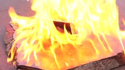 Burning a New Samsung Galaxy S5 - Will it Survive
