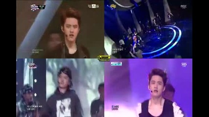 Exo Wolf comeback stage