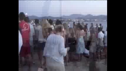 Filmed Outside Cafe Del Mar Ibiza - Olive Your not alone 