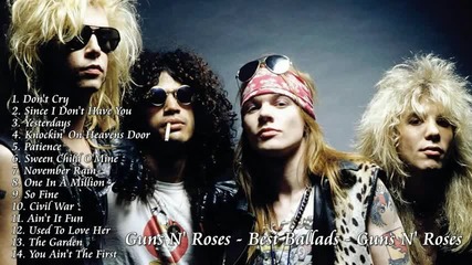 Guns N' Roses - Best Ballads(full Album) - Guns N' Roses