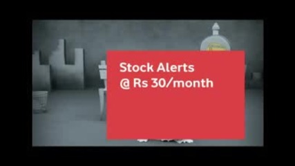 Vodafone Stock Alerts advert - Zoozoos reading newspaper