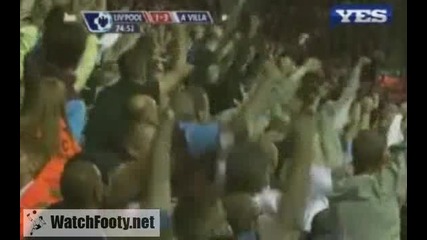Liverpool 1 vs. Aston Villa 3