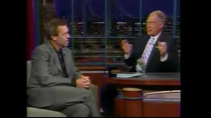 Hugh Laurie - Dave Letterman Show 