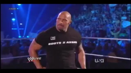 The Rock Returns To Wwe Raw After Wrestlemania 28 02.04.2012 Part 1