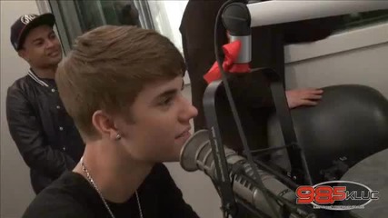 Justin Bieber итервю в 98.5 Kluc
