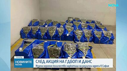След акция на ГДБОП и ДАНС: Иззеха голямо количество наркотици на различни адреси в София