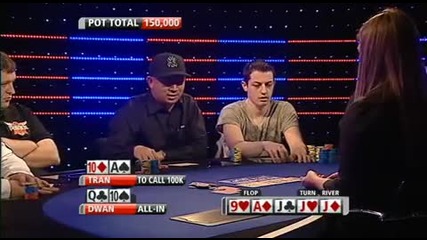 Tom Dwan durrrr vs Jc Tran Best Bluff ever