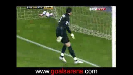 Barcelona Vs. Athletic Bilbao 2 - 0 Messi Goal 07.03.2009