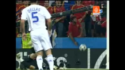 Euro 2008 - Гърция - Испания 1:2 Голът На Рубен Де Ла Ред *HQ*