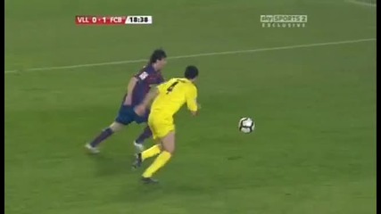 Villarreal 0 - 1 Barcelona (goal Messi) 
