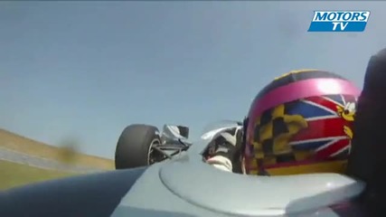 Crash en Formula Palmer Audi 