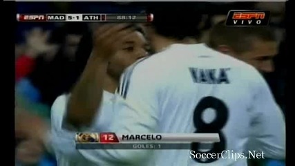 Real Madrid 5 - 1 Athletic Bilbao Marcelo Goal 