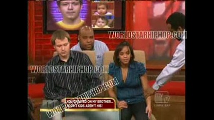 Lmfao: Guy On Maury Odin On His Wife For Cheating On Him With 3 Dudes! (flips Out, Head Shakin Head 