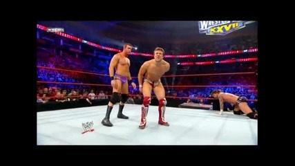 Backbreaker & Dropkick to the Neck - Ted Dibiase Royal Rumble 2011