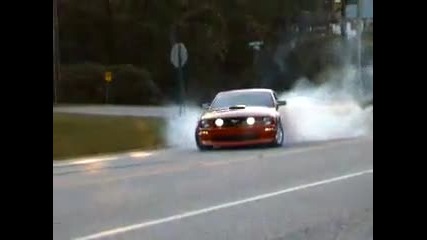 Mustang burnout 