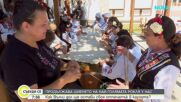 Продължава шиенето на най-голямата рокля у нас