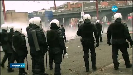Безредици избухнаха в Брюксел по време на протест