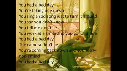 Daniel Powter - Bad Day (lyrics)