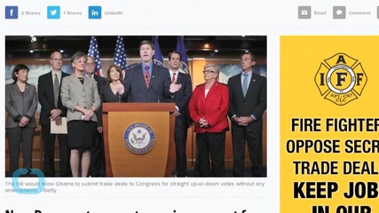 New Dems Expect Growing Support For Fast-Track