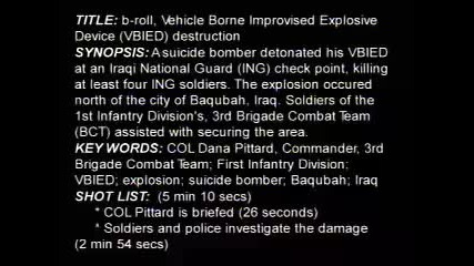 Vehicle Bomb Explosion 
