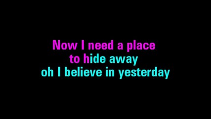 The Beatles - Yesterday - Karaoke