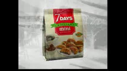 7 Days Mini Croissant - Реклама