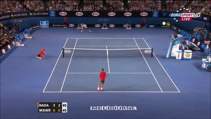 Nadal vs Wawrinka - Australian Open 2014 - Part 1!