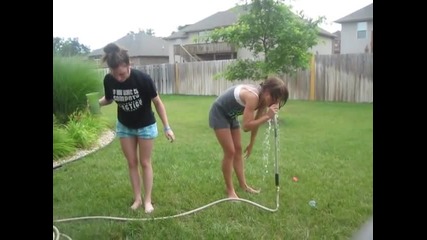 Cinnamon Challenge - Two Teenage Girls