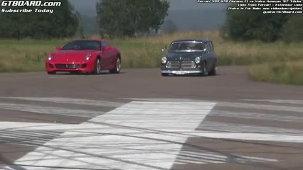 Volvo комби наказва Ferrari 599 gtb
