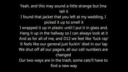 Eminem - Difficult (with Lyrics) [for Proof @ 2o1o *]
