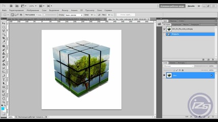 Кубик Рубика с вашей фотографией в Photoshop Cs5
