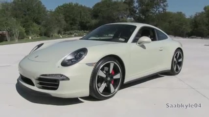 2014 Porsche 911 50th Anniversary Start Up, Quick Drive, and