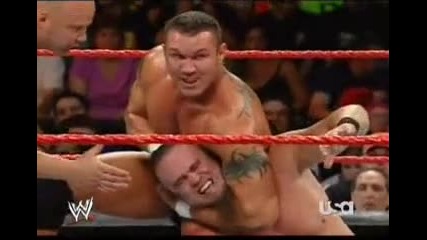 Wwe raw 2006.6.19 Randy Orton vs Snitsky