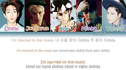 Shinee - Married To The Music { Color Coded Han | Rom | Eng Lyrics }