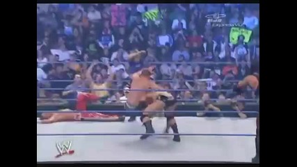 John cena & Hbk vs Batista & The Undertaker Part 2