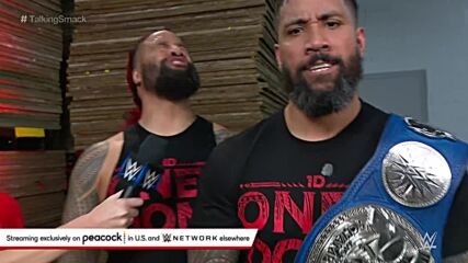 Ricochet, Sasha Banks & Naomi & The Usos celebrate a successful night: Talking Smack, March 5, 2022