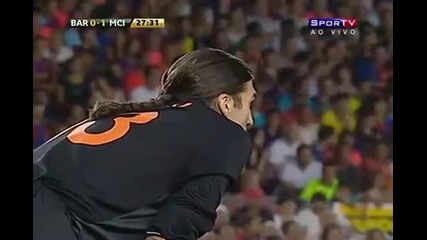 Знаменития гол на М. Петров срещу Барселона! 