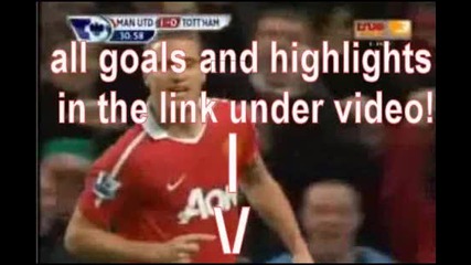 Manchester United 2 - 0 Tottenham 30.10.2010 - Vidic