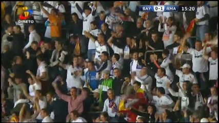 29.04.14 (полуфинал) Байерн Мюнхен - Реал Мадрид 0 - 4 Първи гол на Серхио Рамос